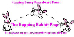 Hopping Bunny Page Award