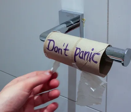 During The Morning Toilet