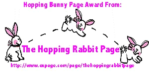 Hopping Bunny Page Award